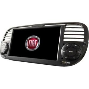 HARDSTONE HS FIA01BAXS | CUSTOM FIT SISTEMA ANDROID per FIAT 500 (FINO AL 2014) (ANTRACITE)