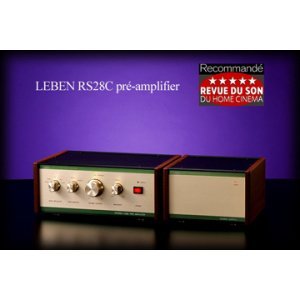 LEBEN RS-28CX | Preamplificatore di linea con ingresso phono mm - Due telai con alimentazione esterna