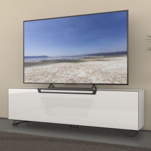 MUNARI VENTIMIGLIA KVT 176. F/P | Mobile porta TV fino a 75” - Anta a ribalta - 4 ripiani - 4 Piedini in Metallo  -