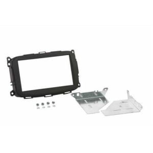 ALPINE APF-F10011-AR | KIT INSTALLAZIONE DOPPIO DIN (PLASTICA + STAFFE) per ALFA ROMEO GIULIETTA 2014> | Nero Opaco