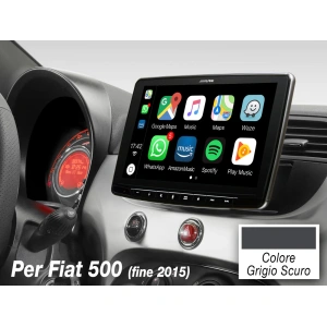ALPINE ILX-F903-312-G | CBC DA 9'' PER FIAT 500 FINO AL 2015 COLORE GRIGIO SCURO