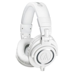 AUDIO TECHNICA ATH-M50XWH | CUFFIA PROFESSIONALE DA STUDIO chiusa - Bianca