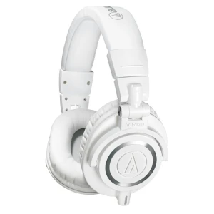 AUDIO TECHNICA ATH-M50XWH | CUFFIA PROFESSIONALE DA STUDIO chiusa - Bianca