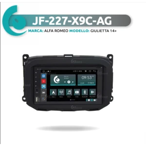 JF SOUND JF-227-X9C-AG | Autoradio per Alfa Romeo Giulietta - PROCESSORE 8 Core