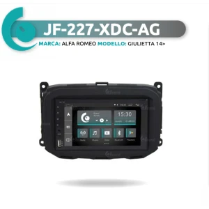 JF SOUND JF-227-XDC-AG | Autoradio per Alfa Romeo Giulietta - PROCESSORE 4 Core
