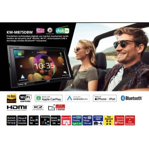 JVC KW-M875DBW | Autoradio Monitor 6,8''/ Dab+/ Wi-Fi / Bluetooth