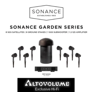 SONANCE GARDEN Series | SGS sistema 8.1 con finale SR2-125 da 125W x 2 - Pilota fino a un 16.2