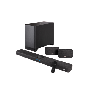 POLK AUDIO REACT | Kit completo 5.1 (SoundBar + Subwoofer + Coppia Surround Wireless Amplificati)