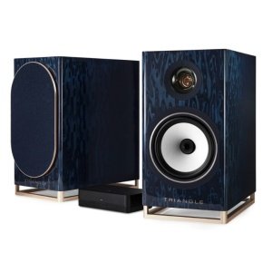 TRIANGLE CAPELLA | Coppia Diffusori Stand\Scaffale\Libreria - Wi-Fi - Bluetooth - AirPlay - Chromecast