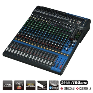 YAMAHA MG20XU Mixer a 20 ch, 12 mono + 4 stereo + effetti + USB