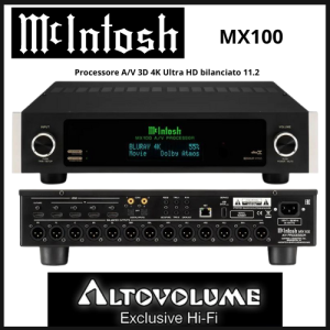 McINTOSH MX100 | Processore A/V 3D 4K Ultra HD bilanciato a 11.2 canali